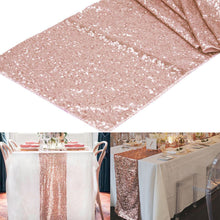Load image into Gallery viewer, 1pcs 30x275cm 30x180cm Gold Rose Gold Sequin Table Runner for Party Table Cloth Weddings Decoration Table Runners for Home