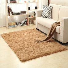 Load image into Gallery viewer, Free shipping 80 x 120cm Thickened washed silk hair non-slip carpet living room rug coffee table blanket bedroom yoga mat