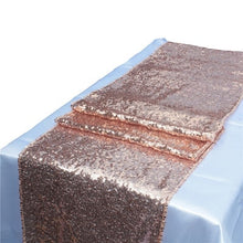 Load image into Gallery viewer, 1pcs 30x275cm 30x180cm Gold Rose Gold  Sequin Table Runner for Party Table Cloth Weddings Decoration Table Runners for Home
